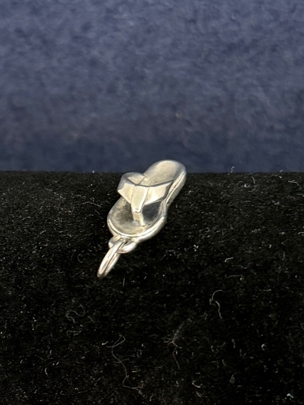 JAMES AVERY Sterling Silver Flip Flop Sandal Charm Pendant; Un-cut; RETIRED